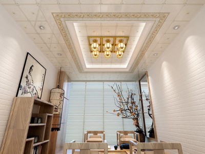 润谷百汐装饰材料华清宫中花 厨卫集成铝扣板 谷百汐吊顶加盟图4