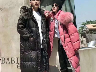 一线知名时尚芭芘瑞雅羽绒服品牌折扣服装加盟外贸尾单图5