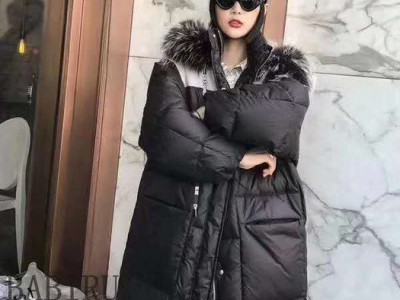 一线知名时尚芭芘瑞雅羽绒服品牌折扣服装加盟外贸尾单图7